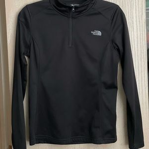 Black quarter zip northface
